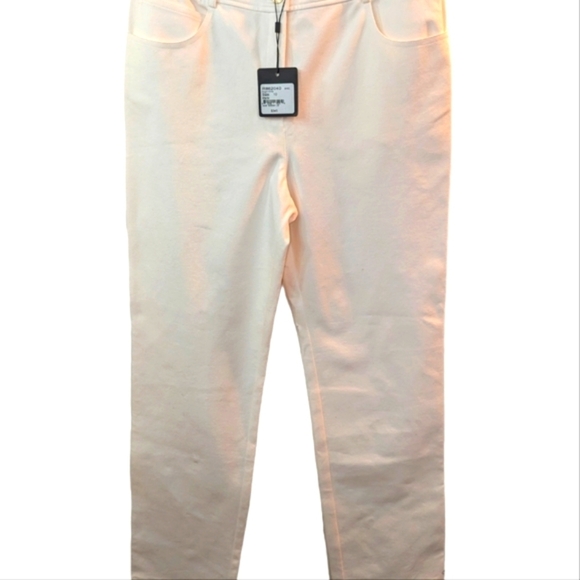 St John Cavier Marie Twill White Pants ..Size 10 - Picture 7 of 10